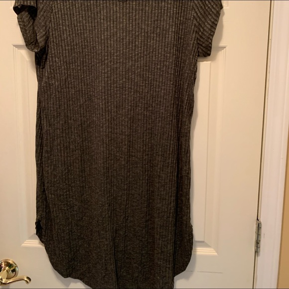 Army green plus size tunic dress - Picture 5 of 5